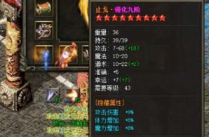 大极品版本属性差距大，进图前先学会看极品值